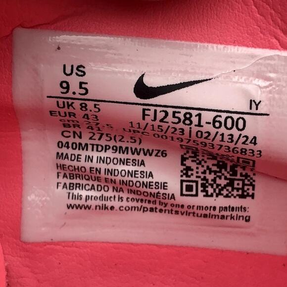 Nike Mens Phantom GX II Academy IC Soccer Cleats Size 9.5 Pink NWOB - Picture 11 of 11